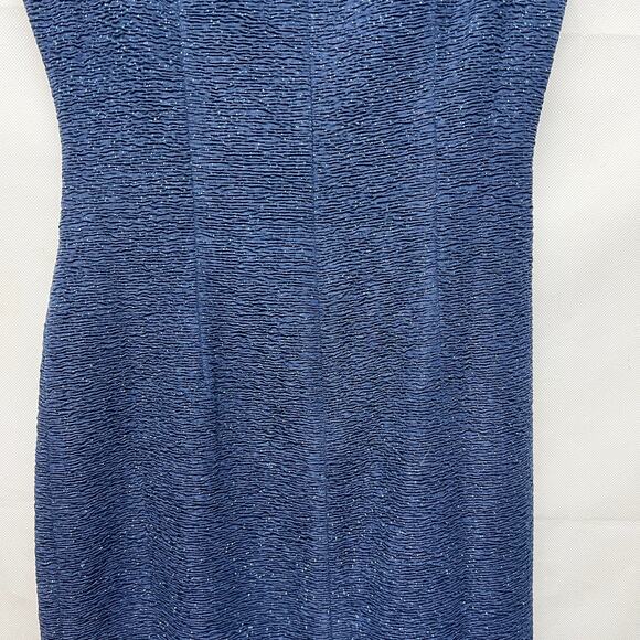 Eliza J Womens Midi Dress Petite 6 Metallic Party Cocktail Evening Wedding Guest - Picture 8 of 14